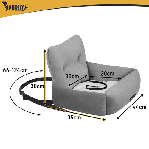 Purlov autós fekhely s: kényelem és biztonság 44x35x30cm