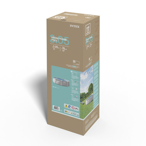 INTEX kerti fémvázas medence – stabil, családi, könnyű szerelés