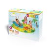 Dínós kerti mini aquapark csúszdával – 249x191x109 cm