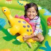 Dínós kerti mini aquapark csúszdával – 249x191x109 cm