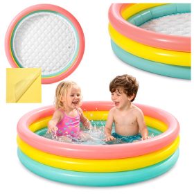   Intex 57412NP gyermekmedence - biztonságos, puha falú, 85x85x23 cm, kék