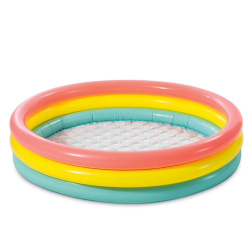 Intex 57412NP gyermekmedence - biztonságos, puha falú, 85x85x23 cm, kék