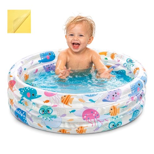 Intex 57106NP felfújható gyermekmedence, 61x22 cm, 28 l – tengeri állatokkal