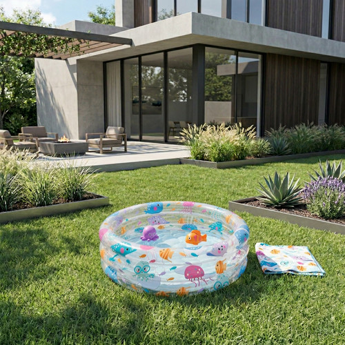 Intex 57106NP felfújható gyermekmedence, 61x22 cm, 28 l – tengeri állatokkal