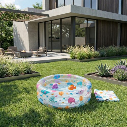 Intex 57106NP felfújható gyermekmedence, 61x22 cm, 28 l – tengeri állatokkal