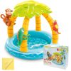 INTEX Trópusi Sziget gyermekmedence, 102x86 cm, napellenzővel, 45 l