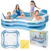 INTEX 56475NP felfújható medence 4 üléssel, 229x229x66 cm, 882L
