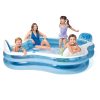 INTEX 56475NP felfújható medence 4 üléssel, 229x229x66 cm, 882L
