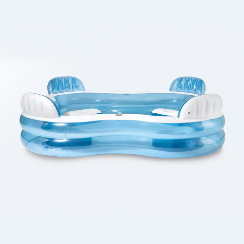 INTEX 56475NP felfújható medence 4 üléssel, 229x229x66 cm, 882L