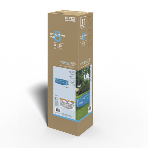 Intex 28205NP Metal Frame medence, 244x51 cm, 1820 l – Gyors felfrissülés