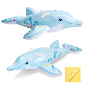   Intex delfin felfújható matrac, 175x66 cm, 2 fogantyúval – Vízparti élmény