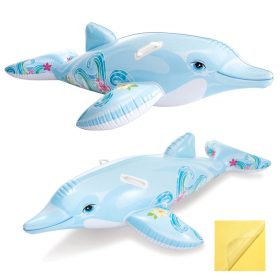   Intex delfin felfújható matrac, 175x66 cm, 2 fogantyúval – Vízparti élmény