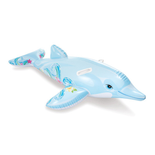 Intex delfin felfújható matrac, 175x66 cm, 2 fogantyúval – Vízparti élmény