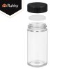 Ruhhy 20 db-os fűszertartó szett, 90 ml-es üvegekkel, 360° forgó állvánnyal