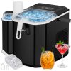 Ruhhy fekete jégkockakészítő 1.2L, 12 kg/nap kapacitás, 6-13 perc alatt jég