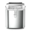 Ruhhy 1,2L ezüst jégkockakészítő, 12 kg/24h kapacitás, gyors jégkészítés