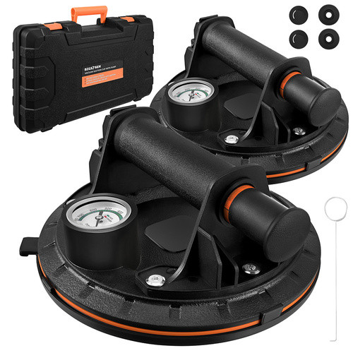 Bigstren 2 db-os vákuumos tapadókorong szett, 200 kg/db, 200 mm átmérő