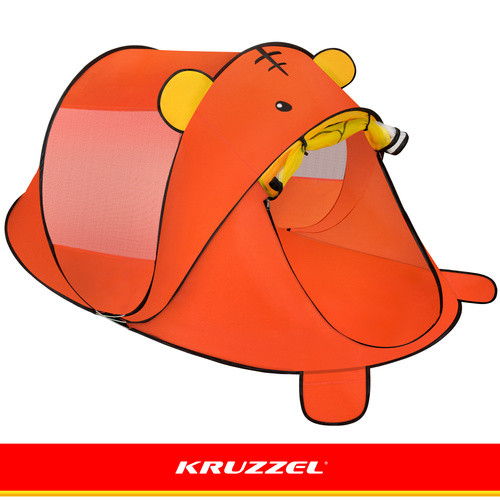 Kruzzel mackó strand sátor gyerekeknek, 180x95x82 cm, önfelállító