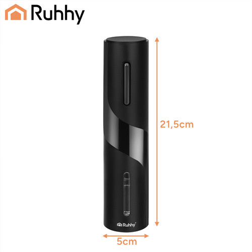 Ruhhy 27312 elektromos bornyitó szett, USB-C töltés, 30 palack/töltés