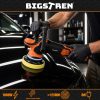 Bigstren 1000W DA autópolírozó 15mm lökettel, 125mm tárcsával, LED kijelzővel