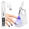 Soulima MINI 3W UV LED lámpa tartóval, USB-C töltéssel és LCD kijelzővel