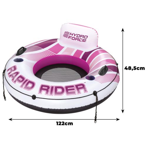 Bestway Hydro Force Rapid Rider 43953 Felfújható Fotel Háttámlával 135 cm