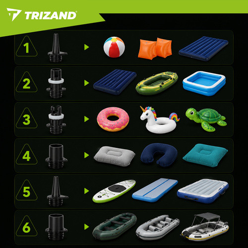 Trizand Akkumulátoros SUP Pumpa 20 PSI LCD 4000 mAh USB-C – Gyors Felfújás