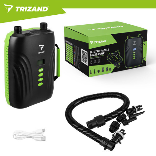 Trizand Akkumulátoros SUP Pumpa 20 PSI LCD 4000 mAh USB-C – Gyors Felfújás