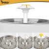 Purlov 2,4L automata itatókút macskáknak és kutyáknak, szűrővel, LED világítással