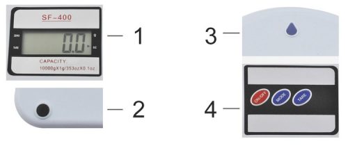 Digitális konyhai mérleg, 10 kg terhelhetőségig