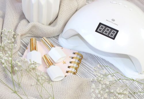 24 LED-es UV lámpa körmözéshez, 10 eltávolítható klipsszel