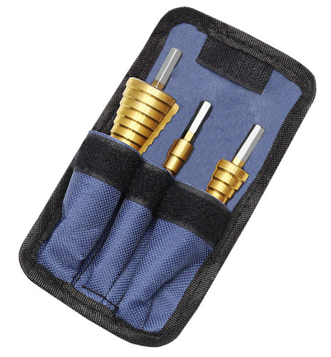 3 db lépcsős fúrószár fémhez, 4 - 12+20mm