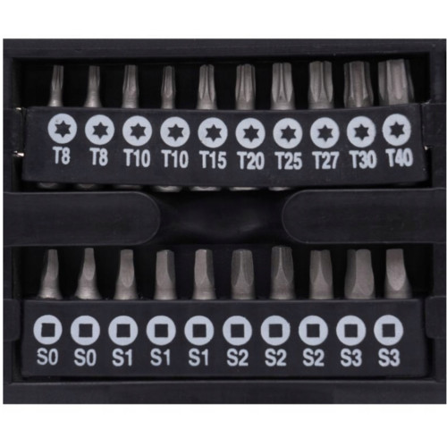 Kraft&Dele 100 részes csavarhúzó és bitfej készlet, állvánnyal