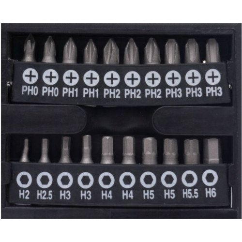 Kraft&Dele 100 részes csavarhúzó és bitfej készlet, állvánnyal