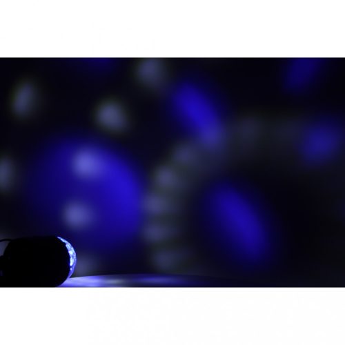 RGB LED diszkógömb projektor + távirányító