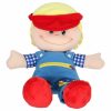 Fiú rongybaba plüssfigura, oktató játék öltözködés tanulásához, 3+