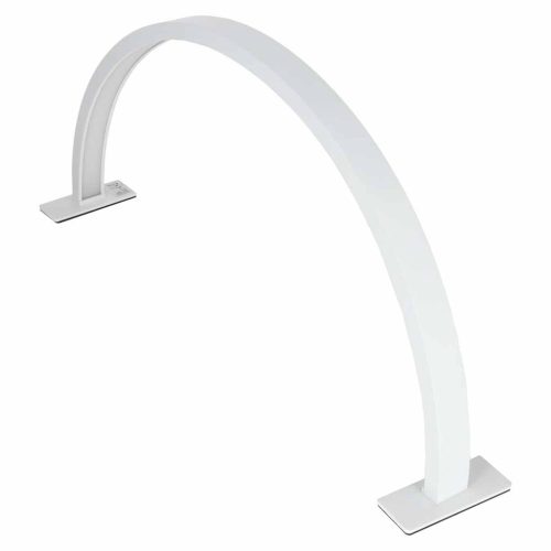 LED árnyékmentes asztali kozmetikai lámpa manikűrhöz, íves, fehér
