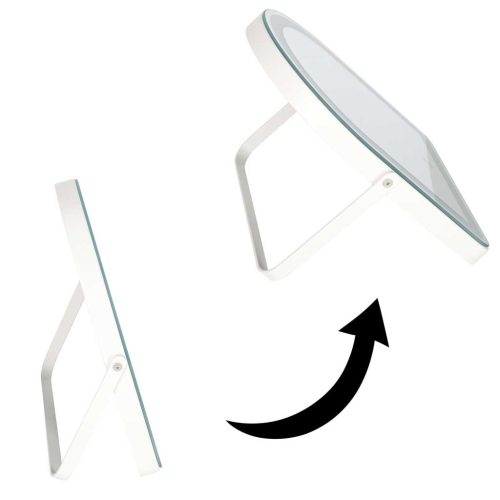 LED érintőképernyős sminktükör, 3 fényszínnel, állítható fényerővel, fehér