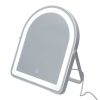 LED érintőképernyős sminktükör, 3 fényszínnel, állítható fényerővel, fehér