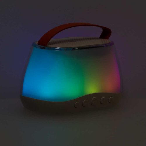 Karaoke szett Bluetooth hangszóró LED RGB 2 mikrofon USB