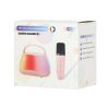 Karaoke szett Bluetooth hangszóró LED RGB 2 mikrofon USB