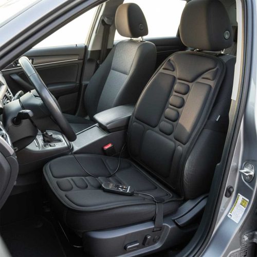 Hátmasszírozó melegítő masszázs szőnyeg az autósüléshez