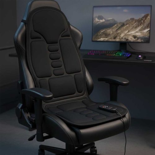 Hátmasszírozó melegítő masszázs szőnyeg az autósüléshez