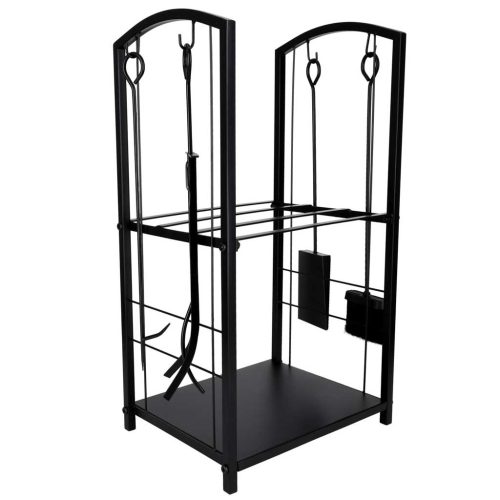 Kandalló fa állvány fém kandalló kiegészítők