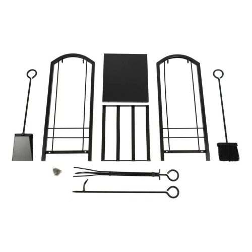 Kandalló fa állvány fém kandalló kiegészítők