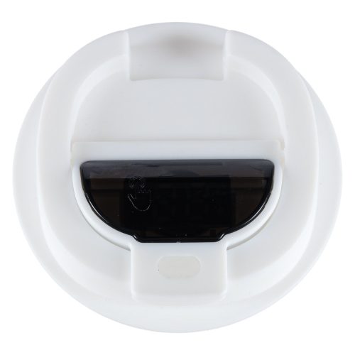 Termikus bögre szájkosárral LED termosz 500ml fehér