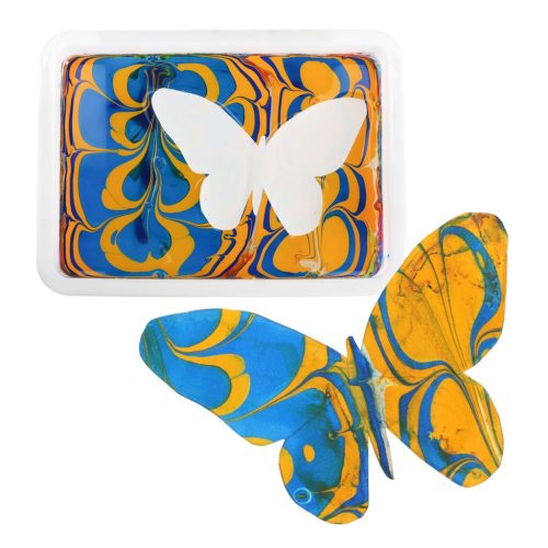 Festés a vízre ebru kreatív művészeti készlet tartozékok 8 színű