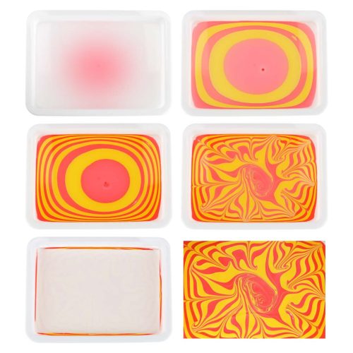 Festés a vízre ebru kreatív művészeti készlet tartozékok 8 színű