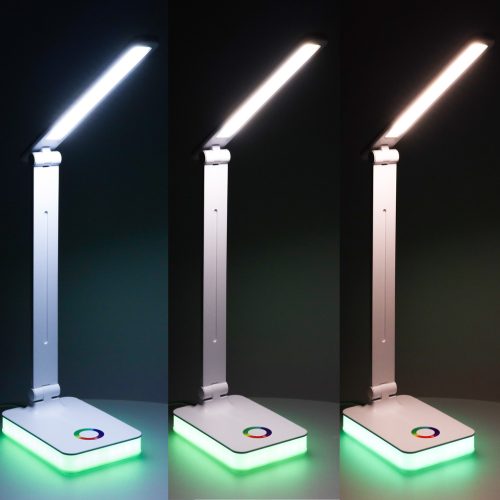 LED asztali lámpa összecsukható érintés USB