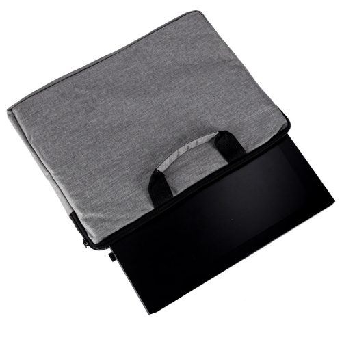 Laptop táska 15,6 hüvelyk tok aktatáska női aktatáska férfi szürke
